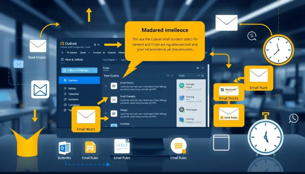 advanced outlook rules for productivity