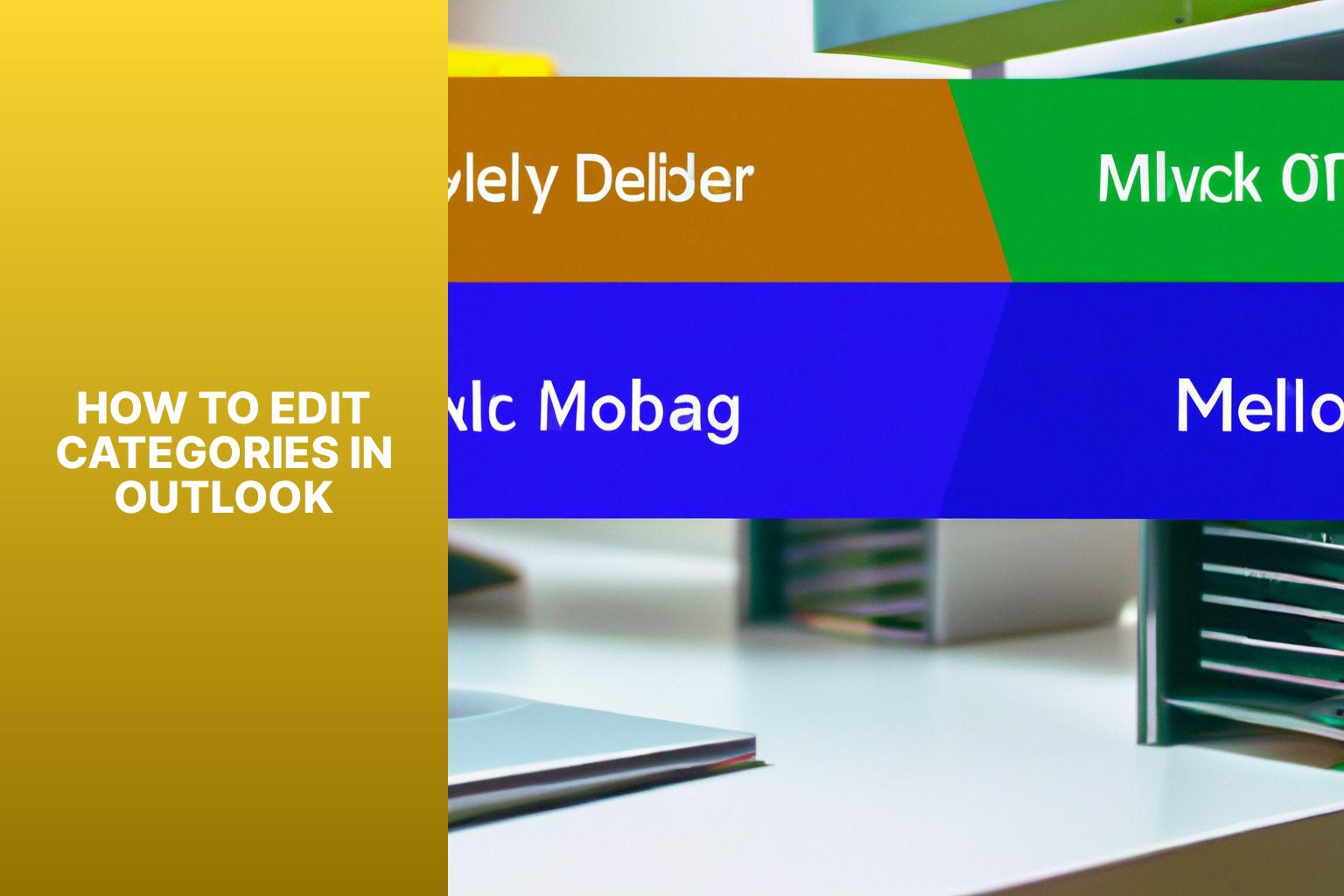 Streamline Organization Effortlessly Edit Outlook Categories